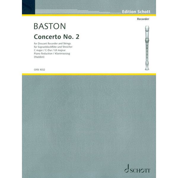 Schott Baston Concerto No. 2 C-Dur