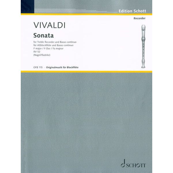 Schott Vivaldi Sonata F-Dur