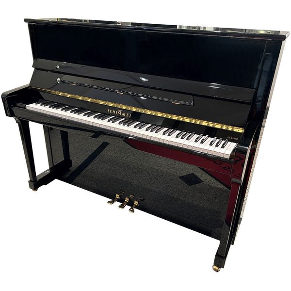 Schimmel Piano used black