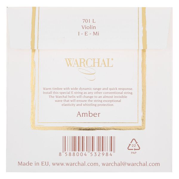 Warchal Amber E Violin 4/4 LP Medium