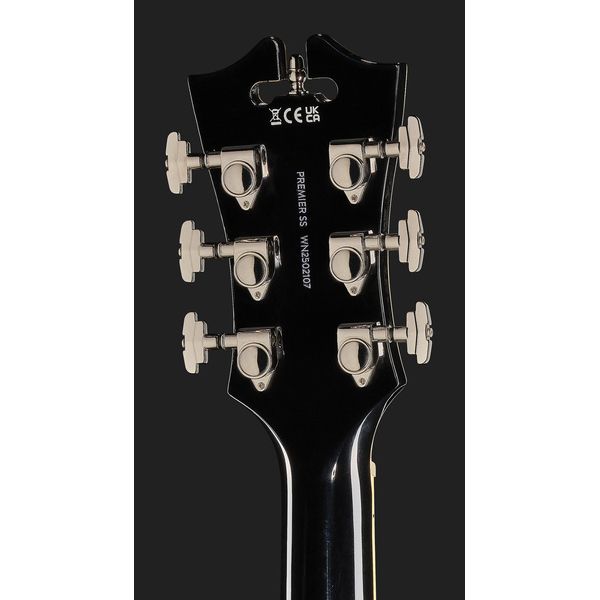 DAngelico Premier SS Solid Black