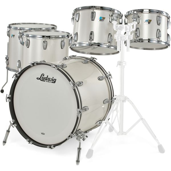 Ludwig Classic Maple 5pcs Silver Silk