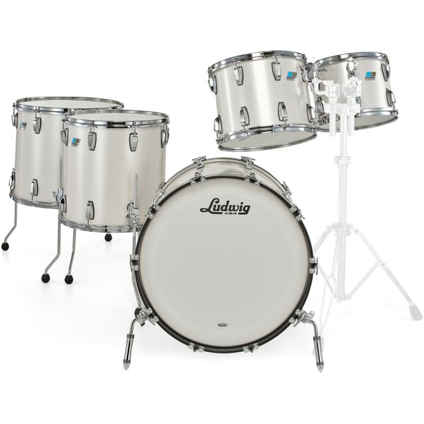 Ludwig Classic Maple 5pcs Silver Silk