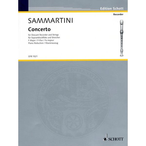 Schott Sammartini Concerto F-Dur