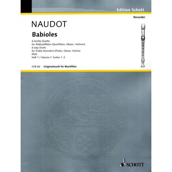 Schott Naudot Babioles op.10