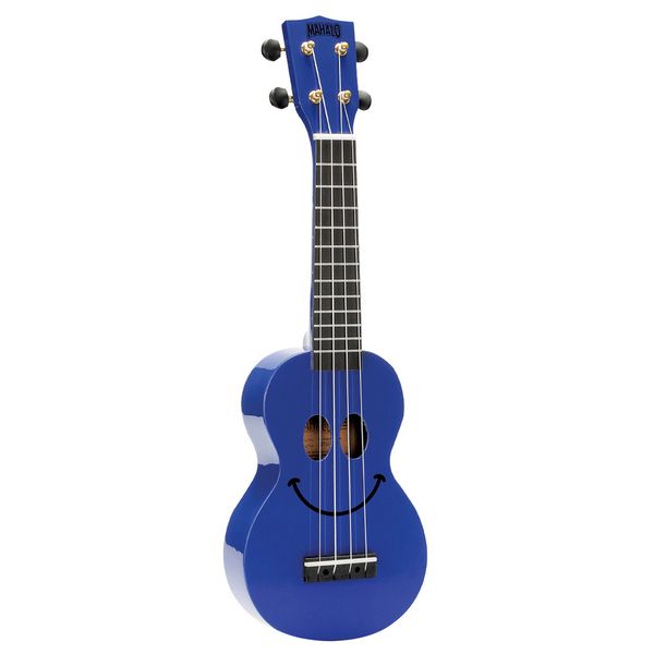 Mahalo Smiley Ukulele Blue