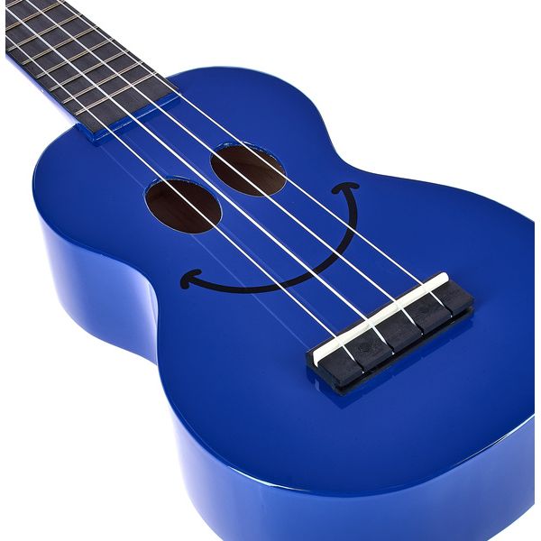 Mahalo Smiley Ukulele Blue