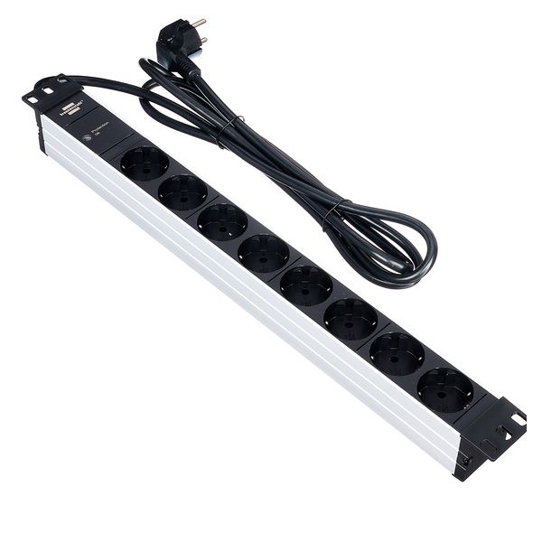 Brennenstuhl Alu Line 8-Way 19"