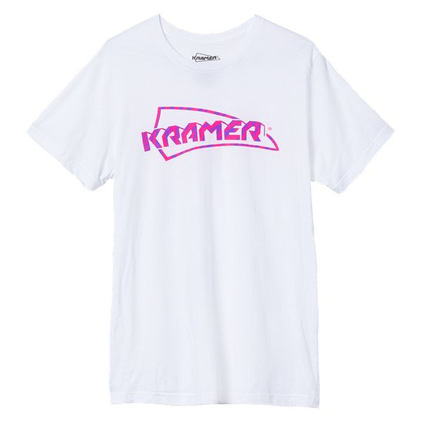 Kramer Guitars Tiger Stripe Tee White M