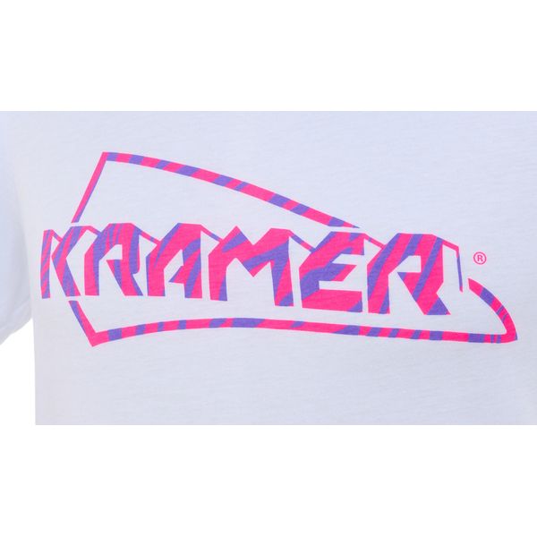 Kramer Guitars Tiger Stripe Tee White M