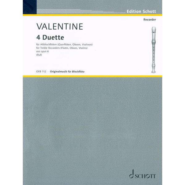 Schott Valentine 4 Duette