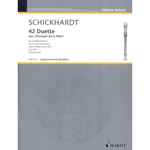 Schott Schickhardt 42 Duette