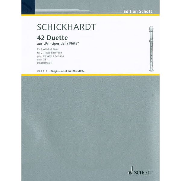 Schott Schickhardt 42 Duette