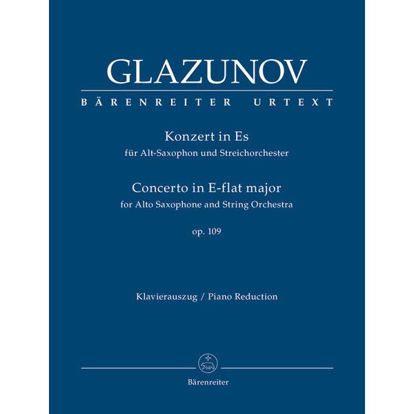 Bärenreiter Glasunow Konzert Es-Dur