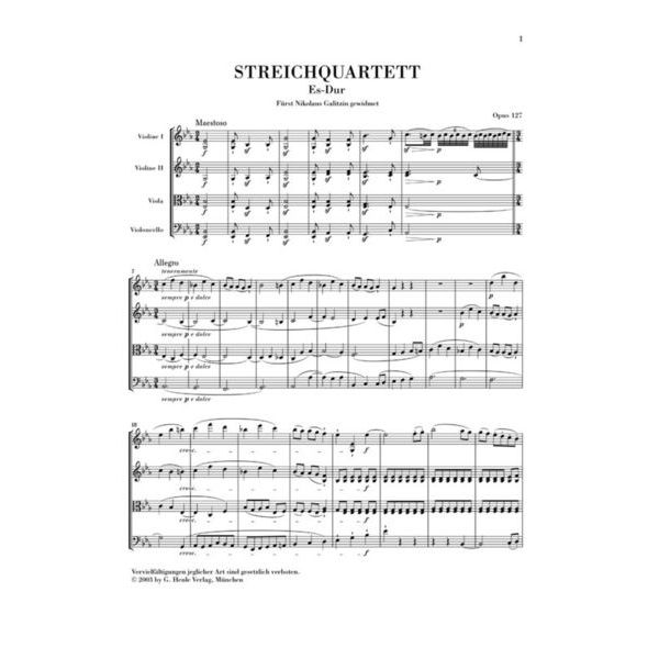 Henle Verlag Beethoven Streichquartette