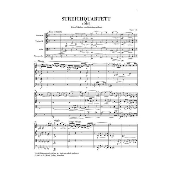 Henle Verlag Beethoven Streichquartette