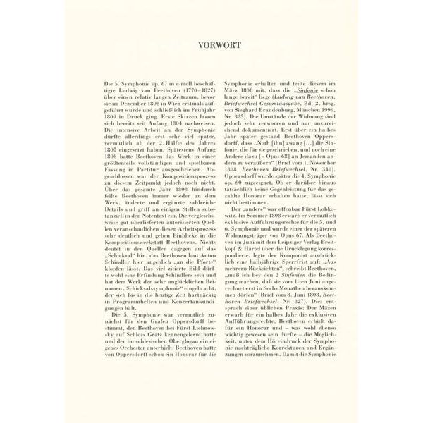 Henle Verlag Beethoven Symphonie Nr.5