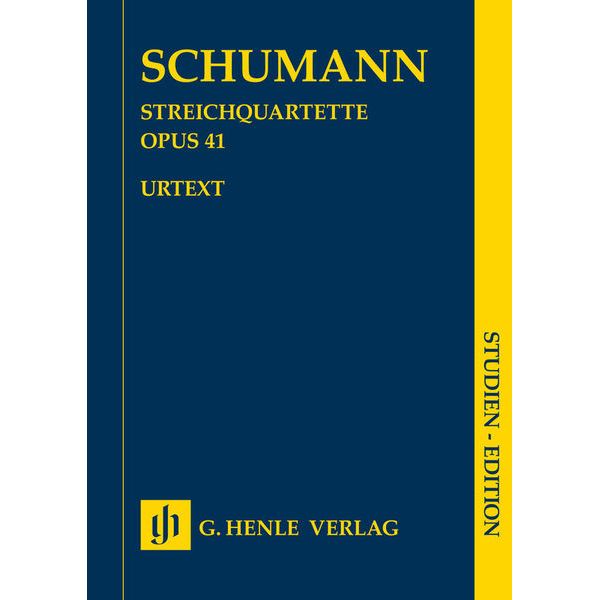 Henle Verlag Schumann Streichquartette