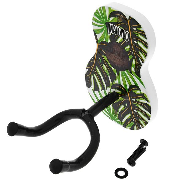 Mahalo Ukulele Wall Hanger Monstera