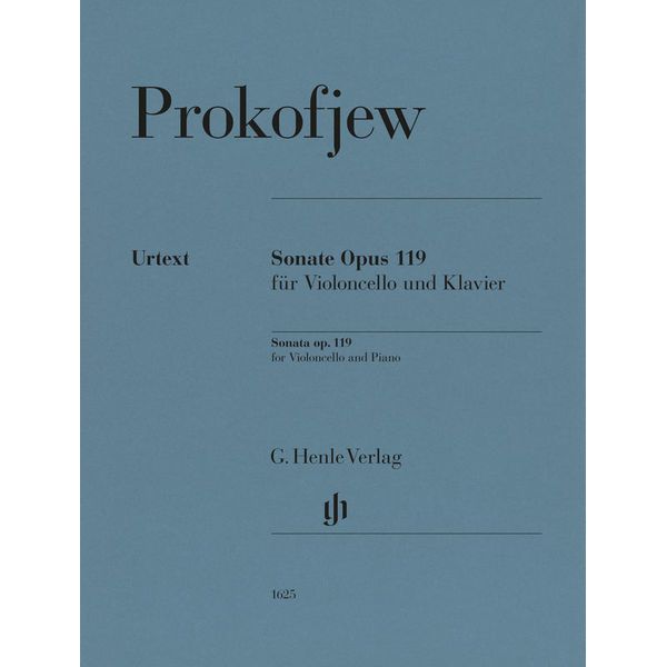 Henle Verlag Prokofjew Sonate C-Dur Cello