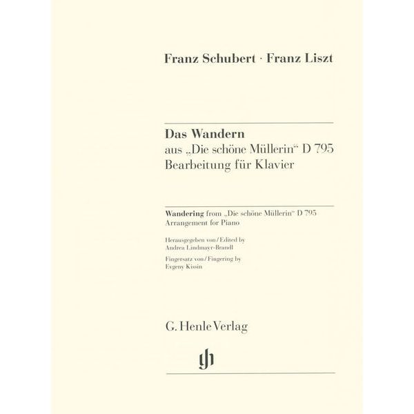 Henle Verlag Liszt Das Wandern Piano