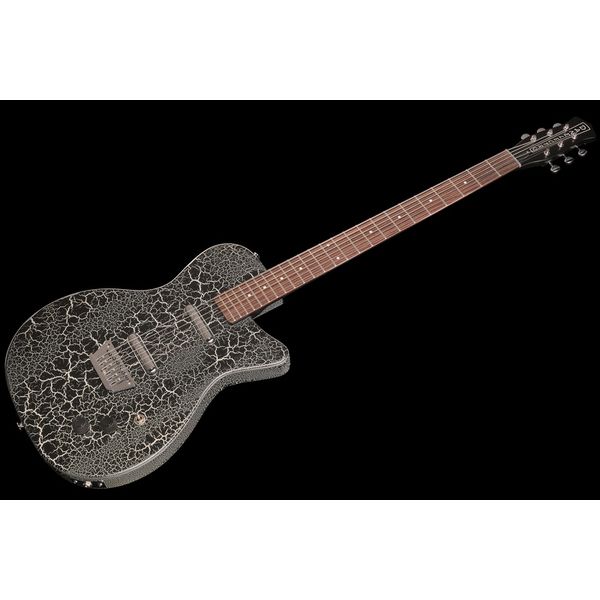 Danelectro 56 Baritone Black Crackle 3+3