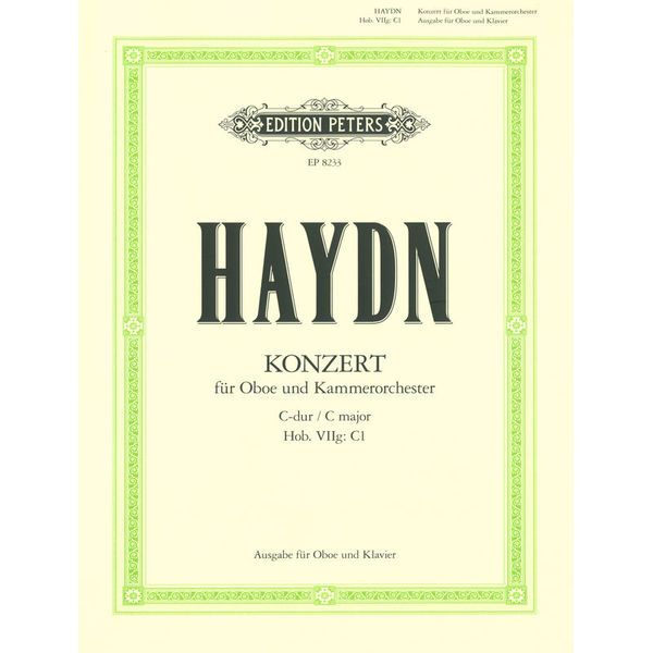 Edition Peters Haydn Concert C-Dur Oboe