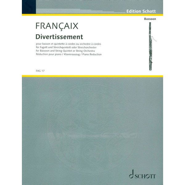 Schott Francaix Divertissement