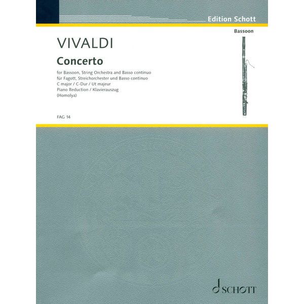 Schott Vivaldi Concerto C-Dur Bassoon