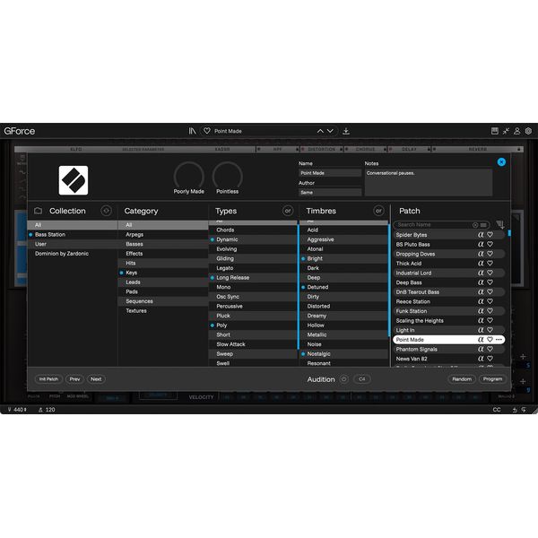 GForce Novation Bass Station