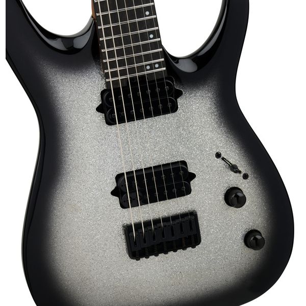 Jackson Pro MM Jugg HT 7 SLVR BLK BRST
