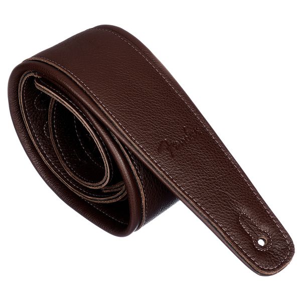 Fender 9cm Premium Leather Strap BRN