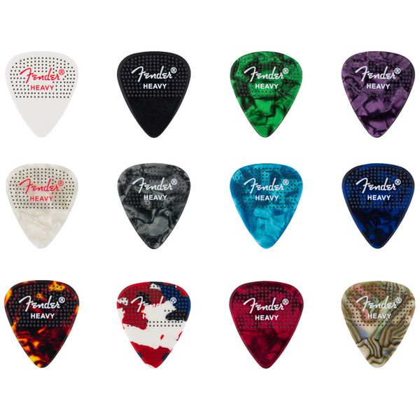 Fender 351 Dotted Celluloid 12Pk Hvy