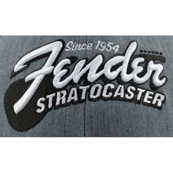 Fender Strat Guitar Hat Heather Grey