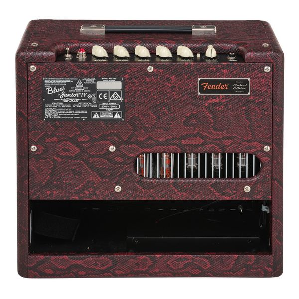 Fender Blues Junior IV Red Snakeskin