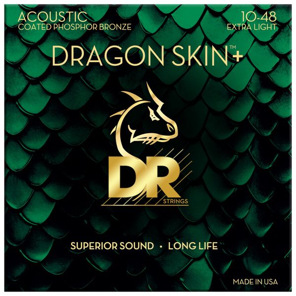 DR Strings Dragon Skin+ DAP-10/48 Coated