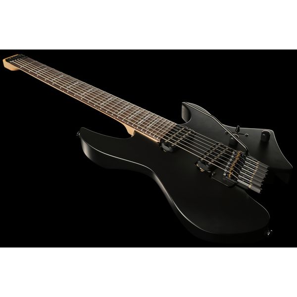 Larry Carlton X6 Headless 7 Black Satin