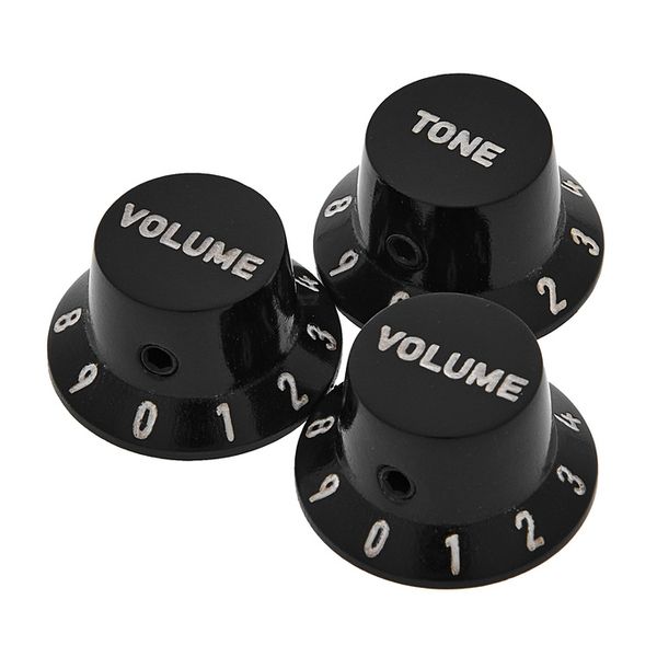 Harley Benton Parts ST Poti Knob Set Ebony