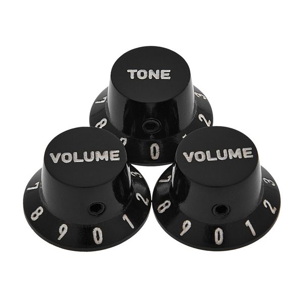 Harley Benton Parts ST Poti Knob Set Ebony