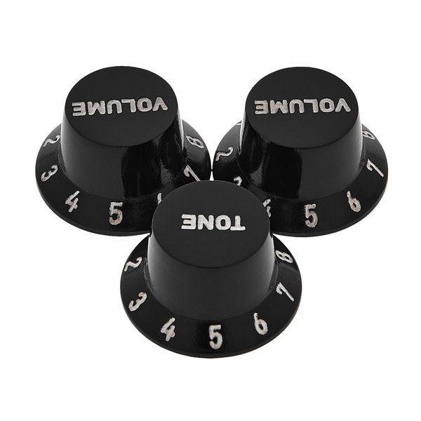 Harley Benton Parts ST Poti Knob Set Ebony