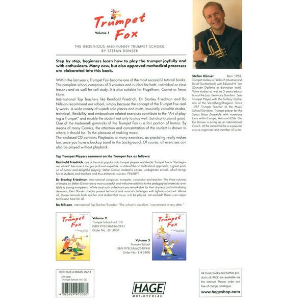 Hage Musikverlag Trumpet Fox 1