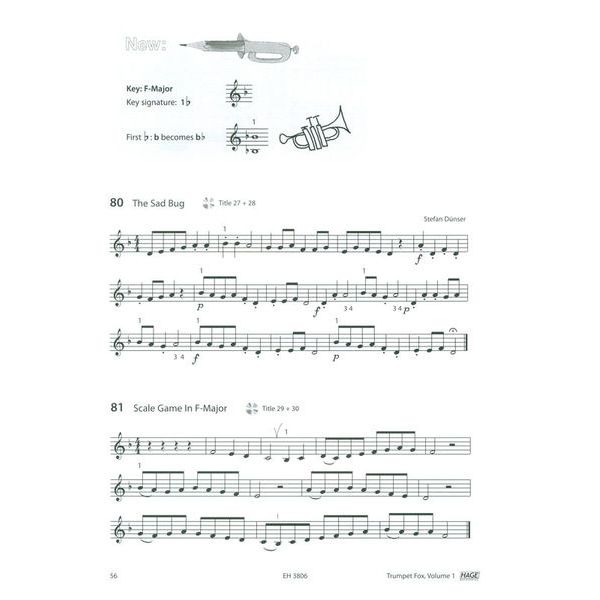 Hage Musikverlag Trumpet Fox 1