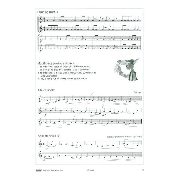 Hage Musikverlag Trumpet Fox 1