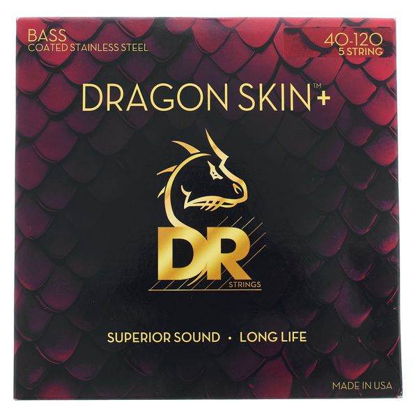 DR Strings Dragon Skin+ DBS5-40 Coated