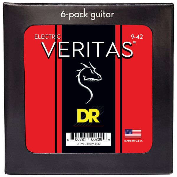 DR Strings Veritas VTE-9 6-Pack