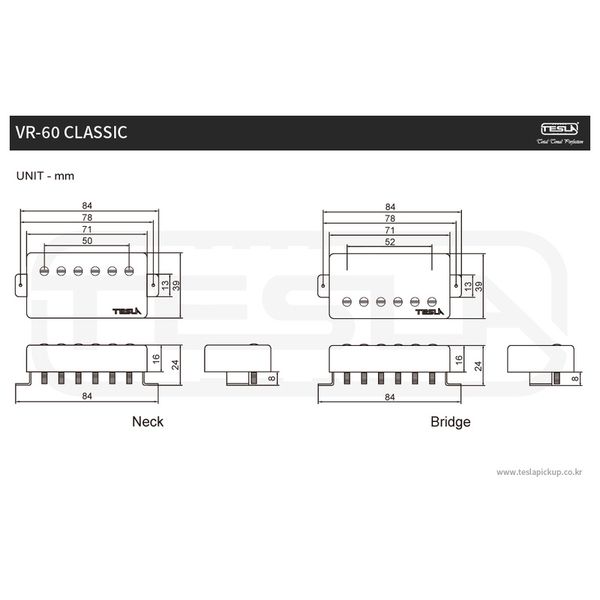 Tesla VR-60 Classic Bridge CH