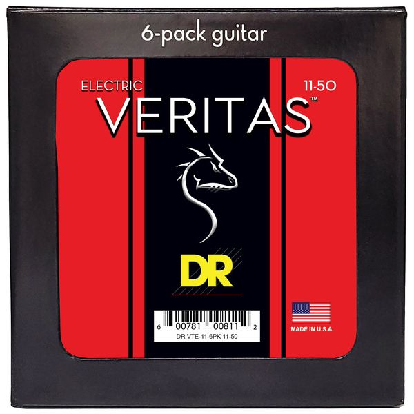 DR Strings Veritas VTE-11 6-Pack