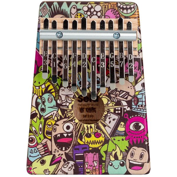 Sela Kalimba 10 Little Monster