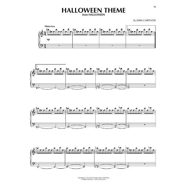 Hal Leonard John Carpenter Sheet Music