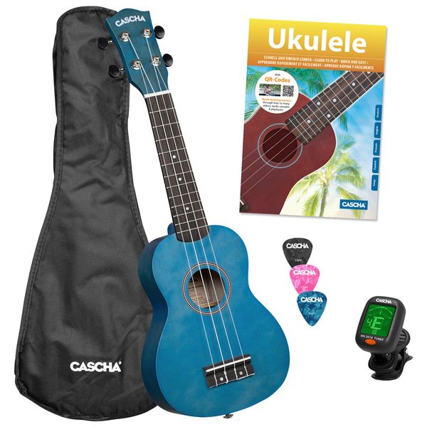 Cascha Soprano Uke Linden Set BL